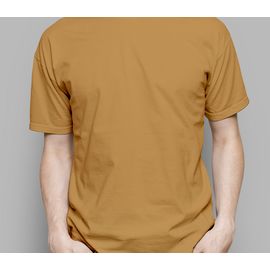 Футболка мужская ПРЕМИУМ хлопковая, XS бежевая, фото 